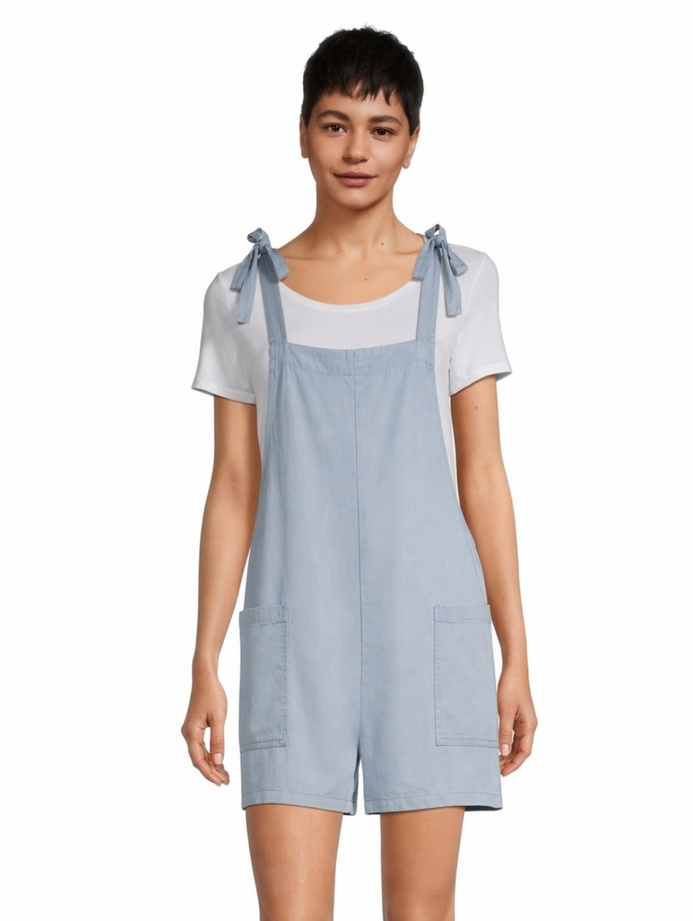 Ripzone Women's Washington Romper Shorts Light Blue XL NWT